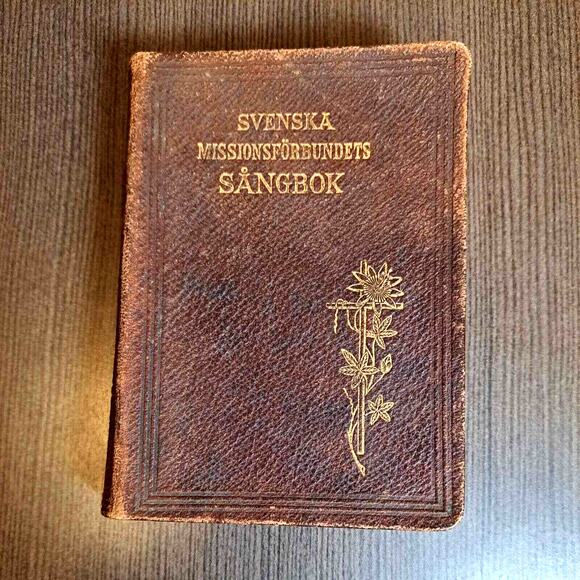 Antique 1900 Swedish Missionary Church Songbook Songs Psalms Book Soft Cover - Picture 2 of 16